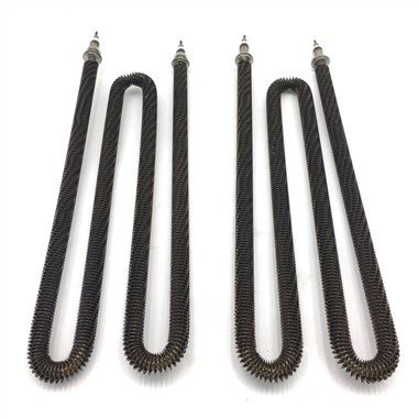 عنصر تسخين أنبوبي ذو زعانف على شكل W